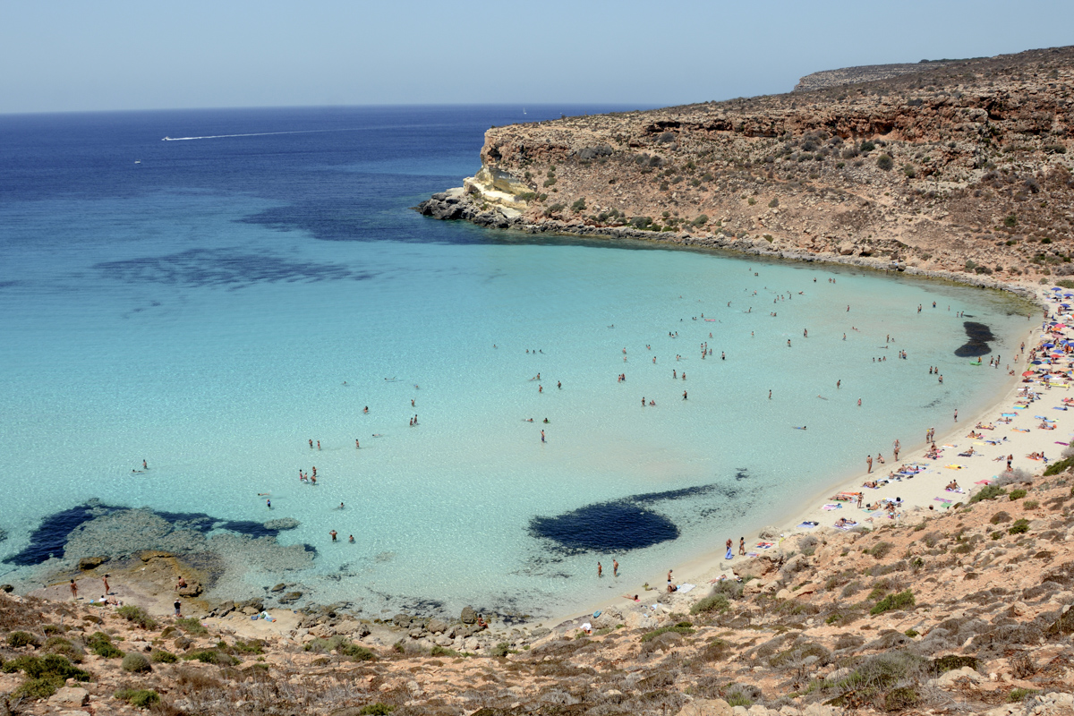 Rabbit beach in Lampedusa, Sicily.