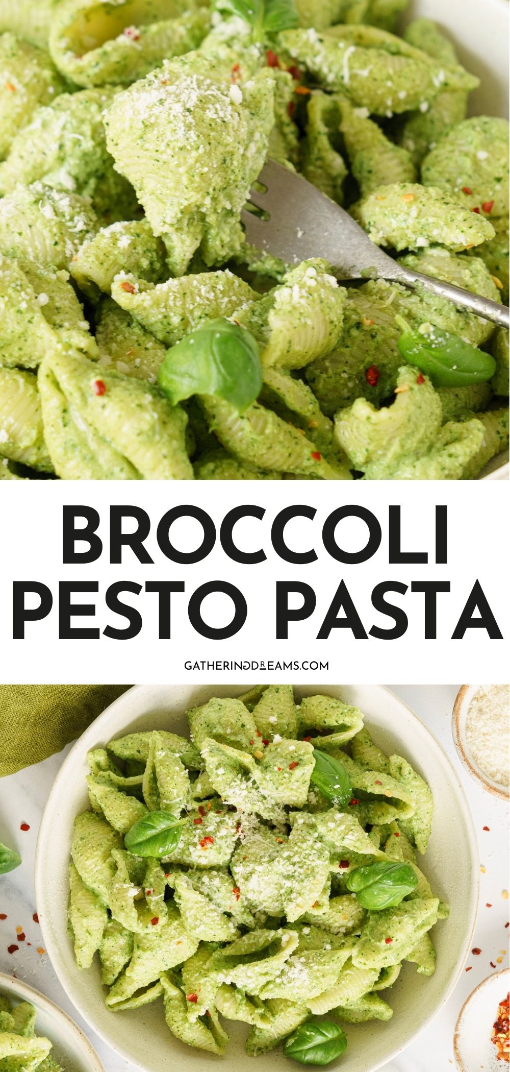 Broccoli Pesto Pasta - Gathering Dreams