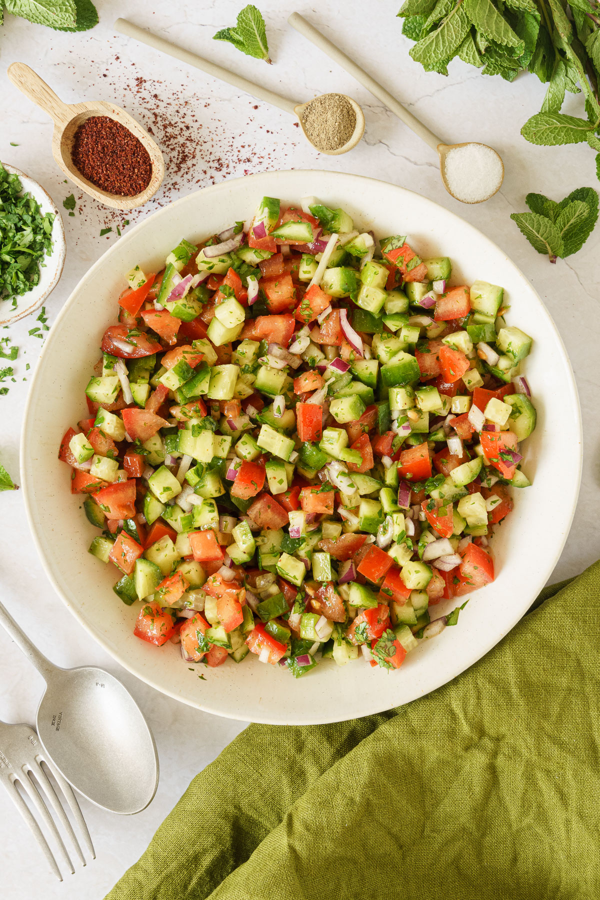 Middle Eastern Salad - Gathering Dreams