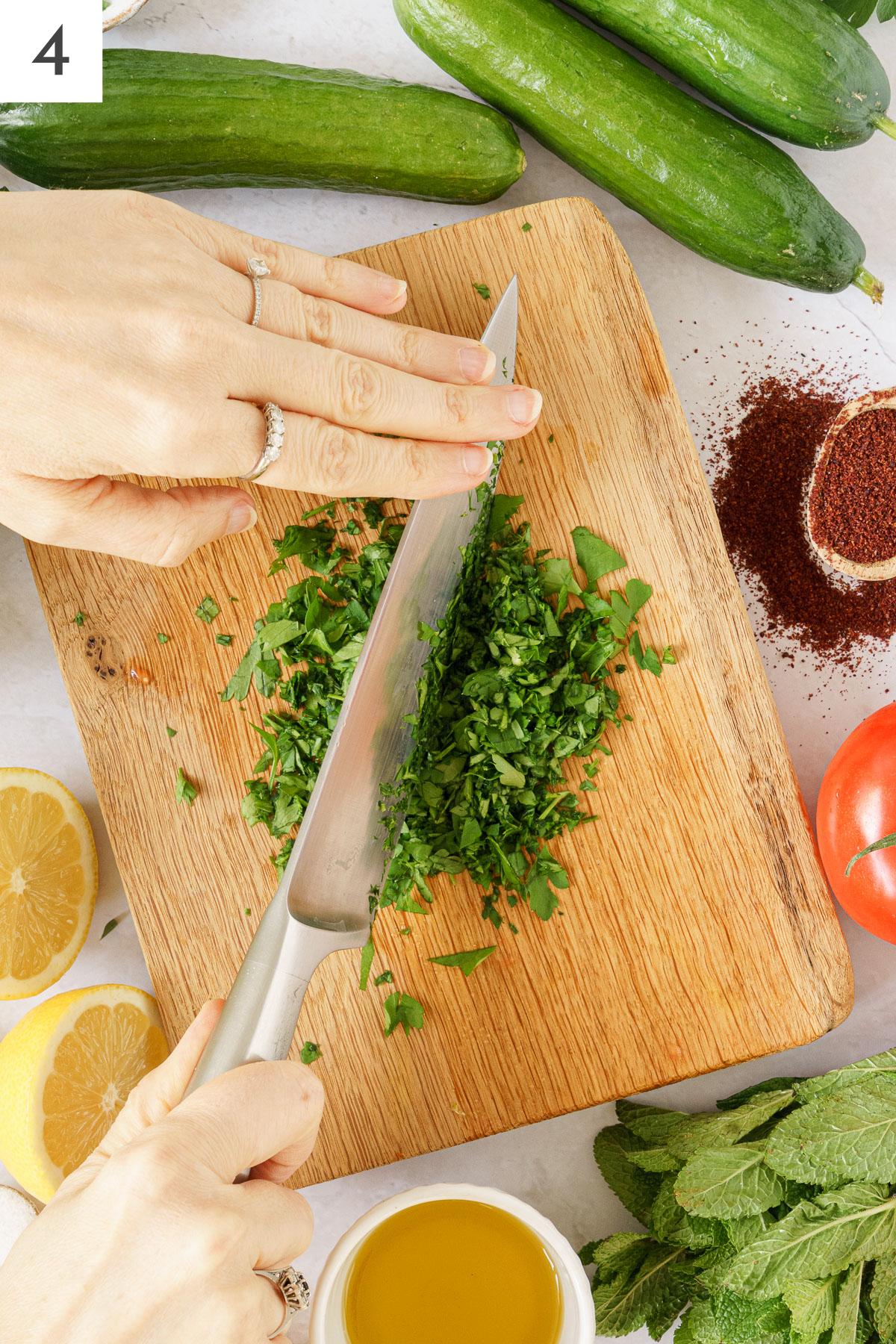 Middle Eastern Salad - Gathering Dreams