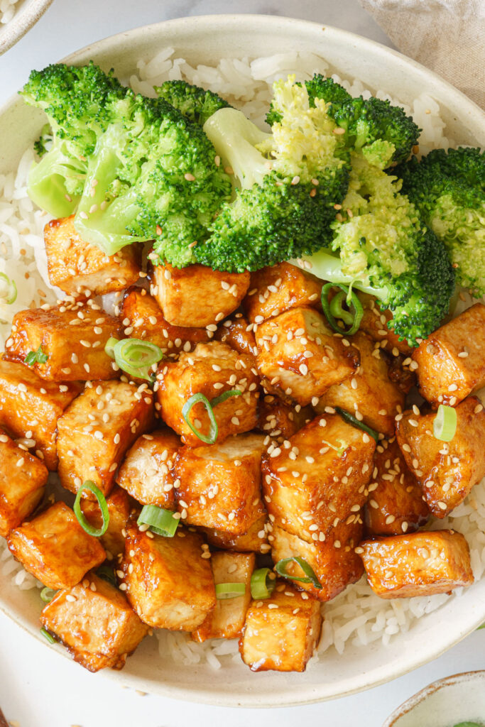 20-Minute Crispy Teriyaki Tofu Recipe - Gathering Dreams