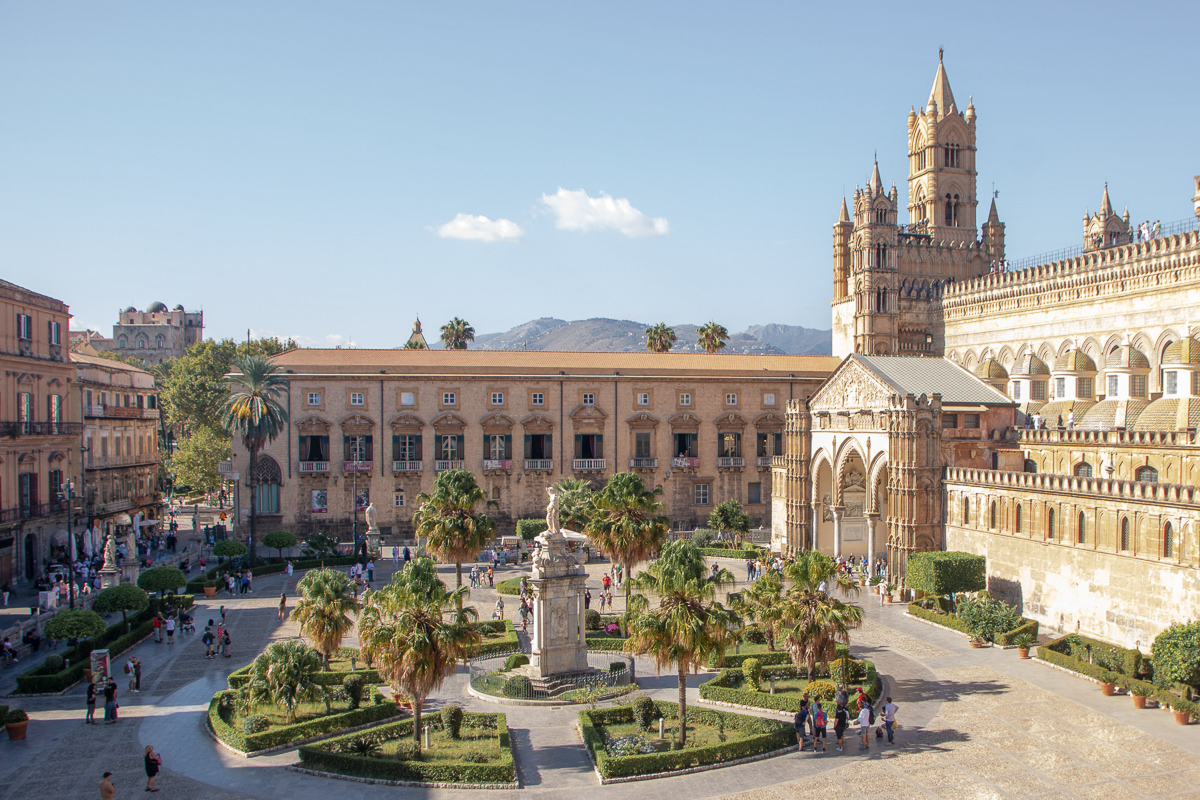 The cathedral of Palermo in Sicily, Italy.