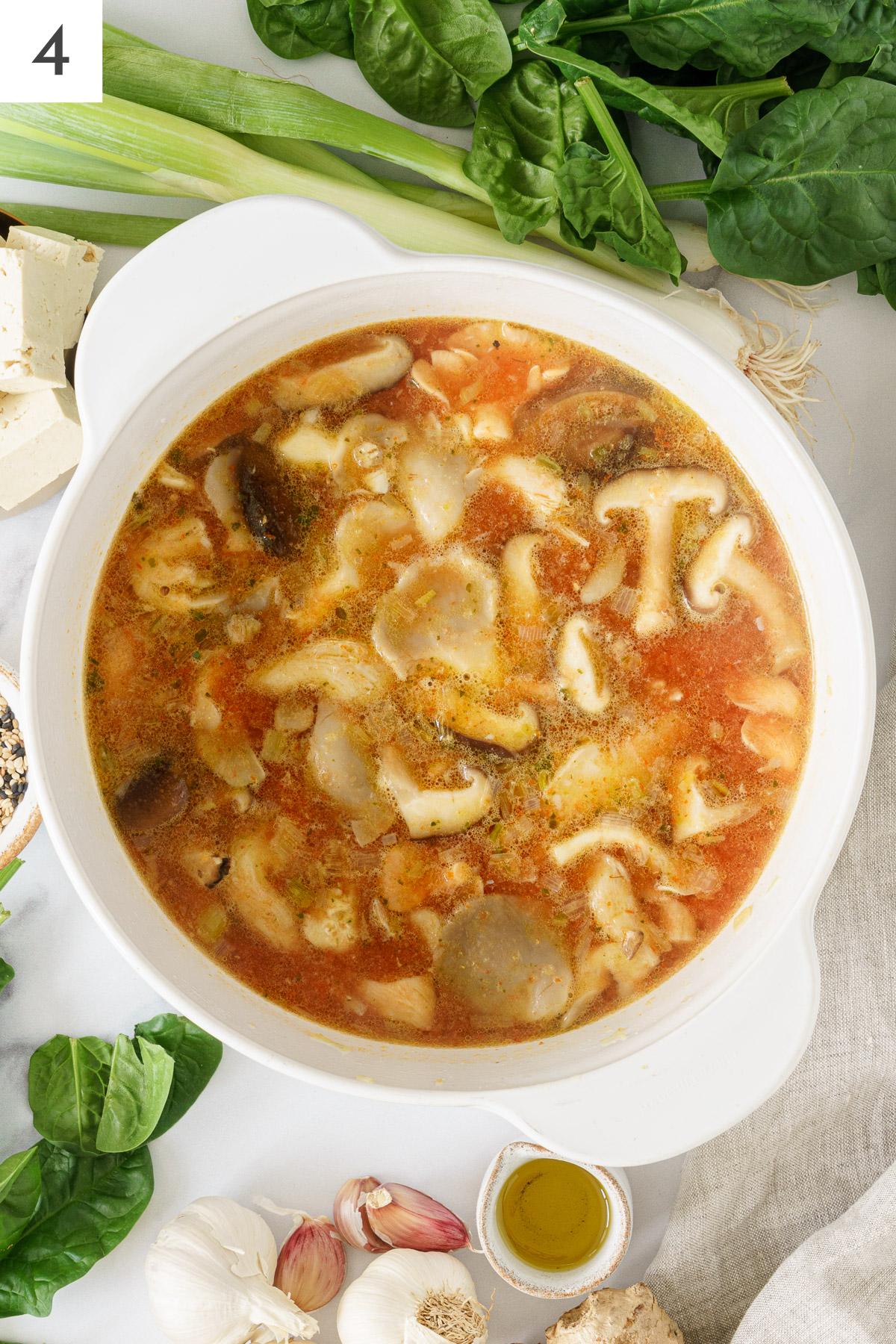 Easy Tofu Soup - Gathering Dreams